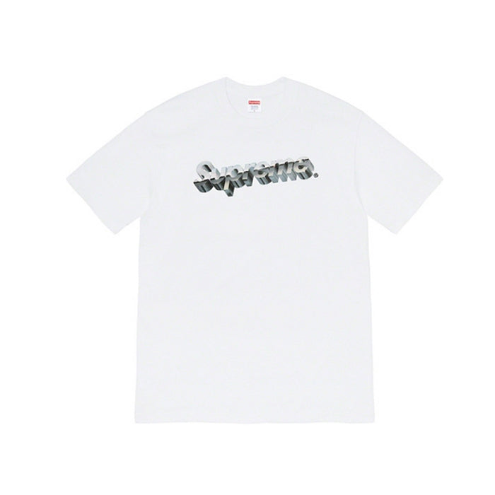 Supreme Chrome Logo Tee- White