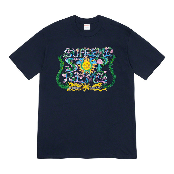 Supreme Crest Tee- Navy