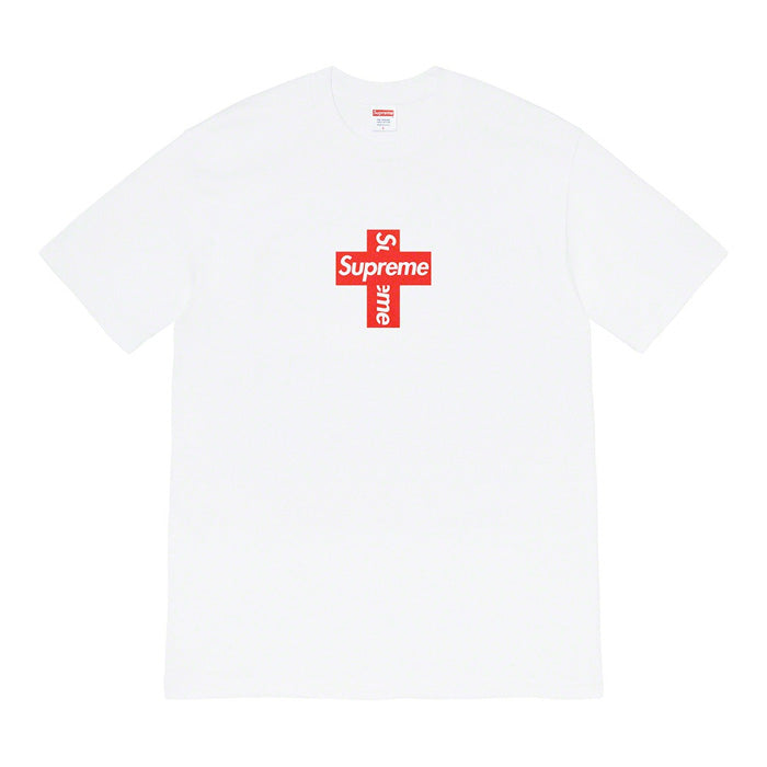 Supreme Cross Box Logo Tee- White