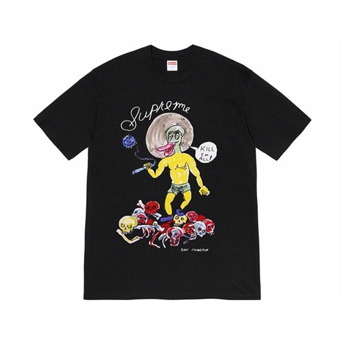 Supreme Daniel Johnston Kill Em All Tee- Black