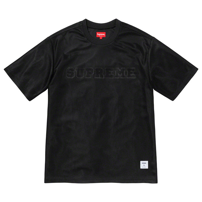 Supreme Dazzle Mesh S/S Top- Black