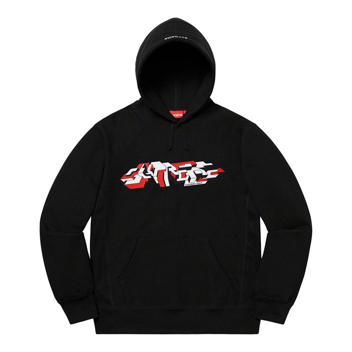 Supreme Delta Logo Hooded Sweatshirt- Black