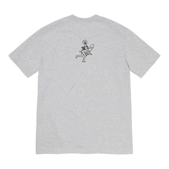 Supreme Dicks Tee- Heather Grey