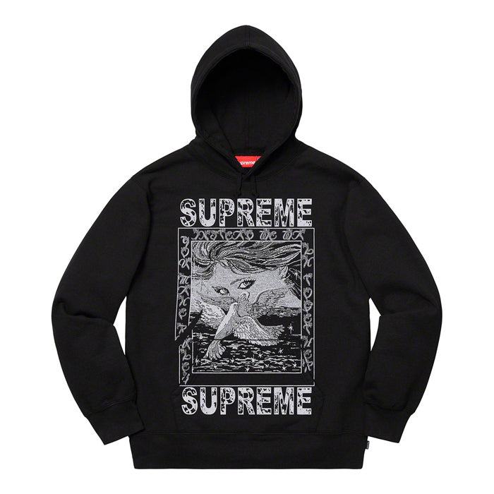 Supreme Doves Hooded Sweatshirt- Black