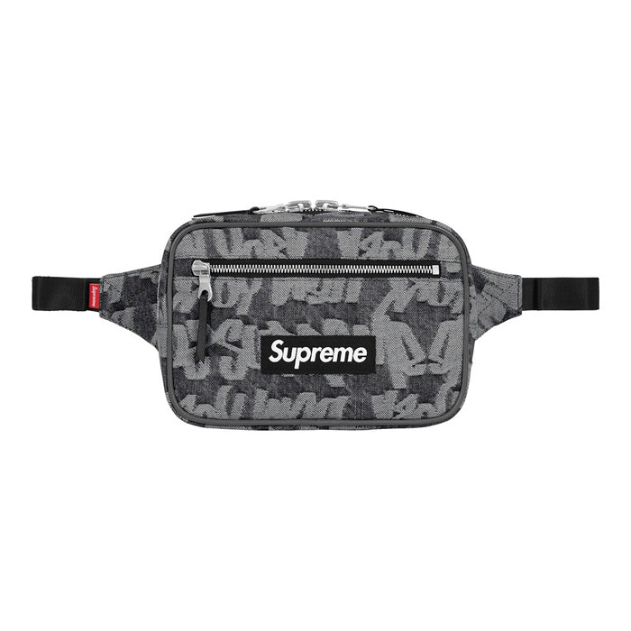 SUPREME Fat Tip Jacquard Denim Waist Bag