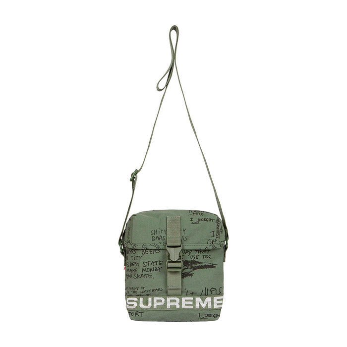 Supreme Woven Shoulder Bag Black - SS23 - US