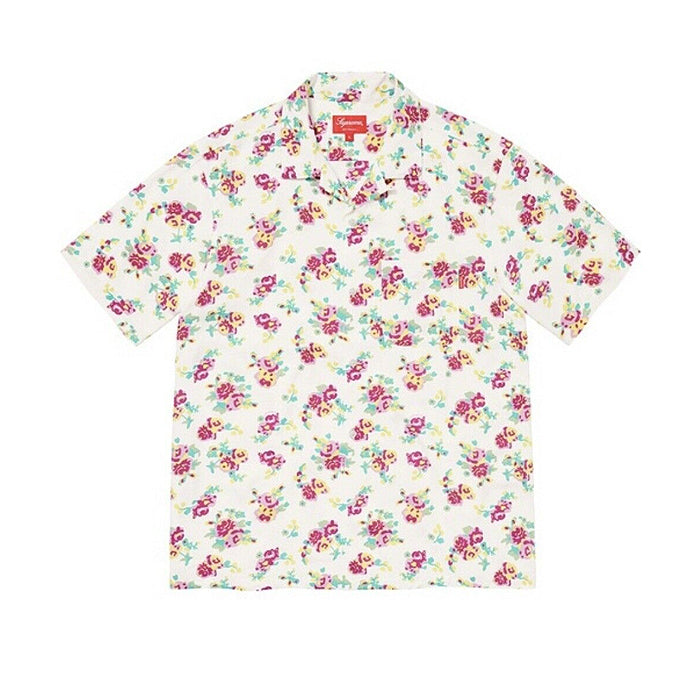Supreme Floral Rayon S/S Shirt- White