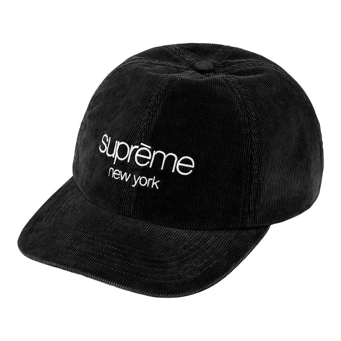 Supreme GORE-TEX Corduroy Classic Logo 6-Panel- Black