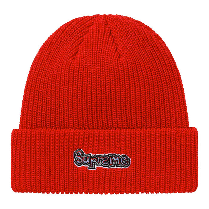 Supreme Gonz Logo Beanie- Red