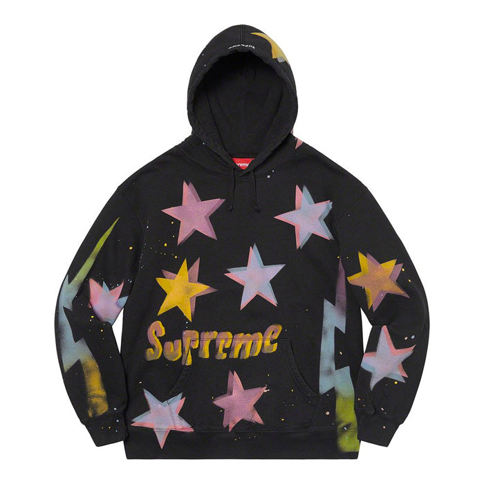 Supreme Gonz Stars Hooded Sweatshirt- Black