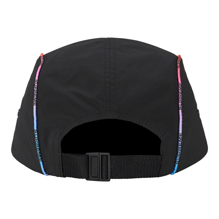 Supreme Gradient Piping Camp Cap- Black