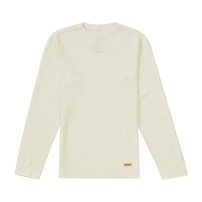 Supreme/Hanes Thermal Crew- Natural