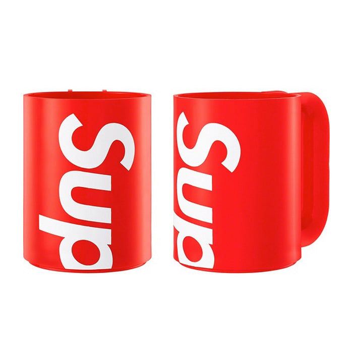 Supreme Heller Mugs (Set of 2)- Red