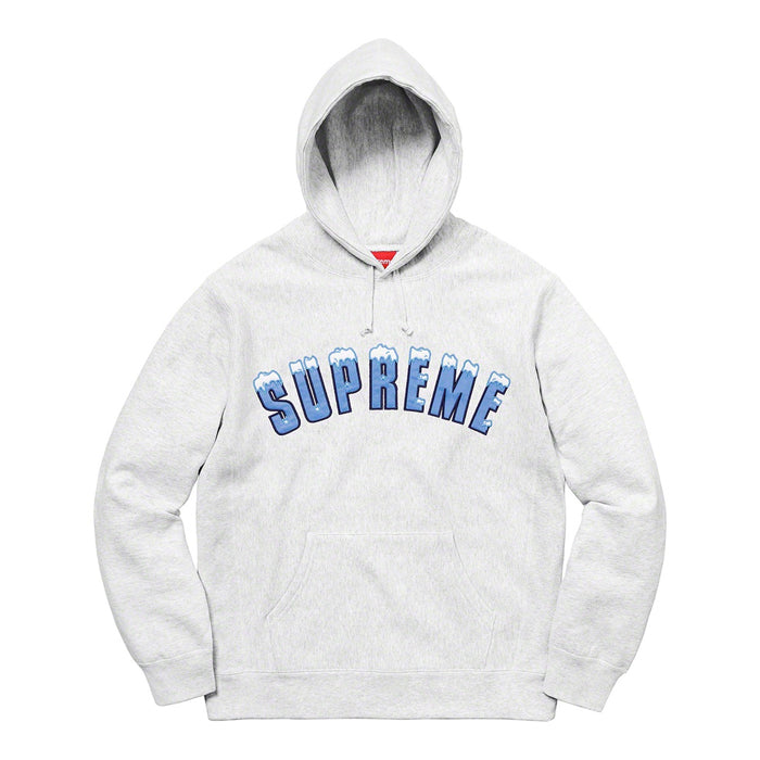 Supreme Icy Arc Hooded Sweatshirt- Ash Grey