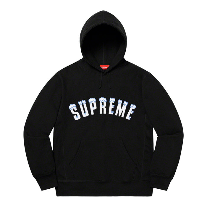 Supreme Icy Arc Hooded Sweatshirt- Black