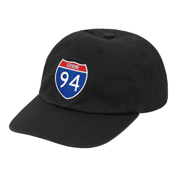 Supreme Interstate 6-Panel- Black