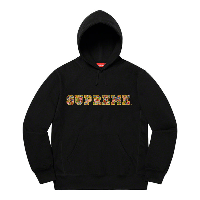 Supreme Jewels Hooded Sweatshirt- Black