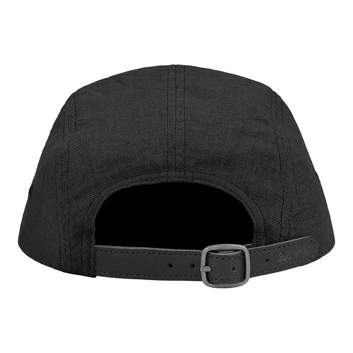 Supreme Linen Camp Cap (SS21)- Black