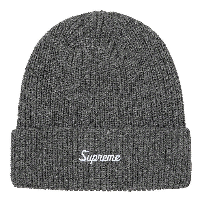 Supreme Loose Gauge Beanie (FW20)- Charcoal