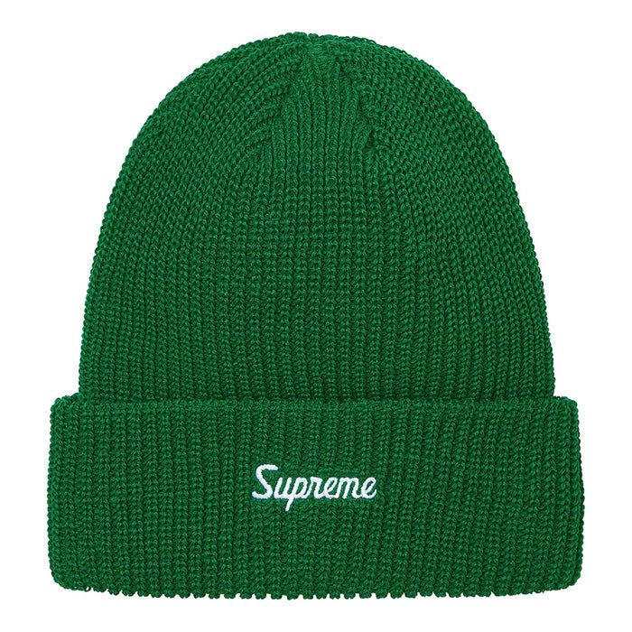 Supreme Loose Gauge Beanie (FW21)- Green