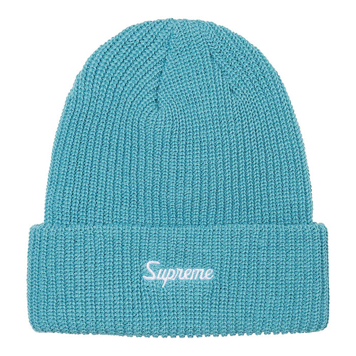 Supreme Loose Gauge Beanie (FW21)- Slate