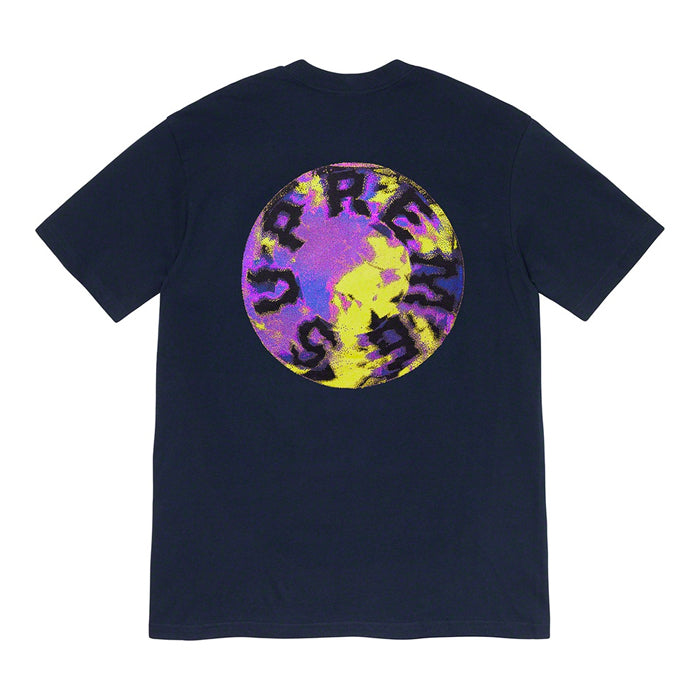 Supreme Marble Tee- Navy