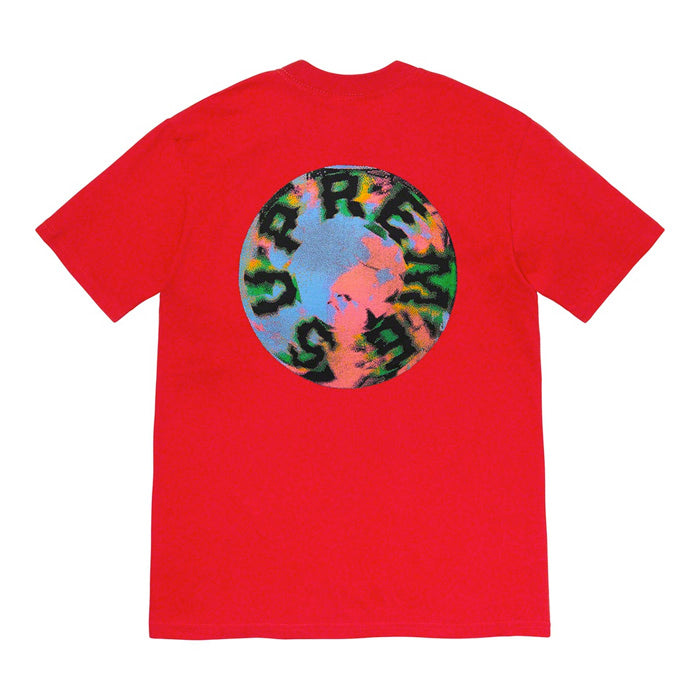 Supreme Marble Tee- Red