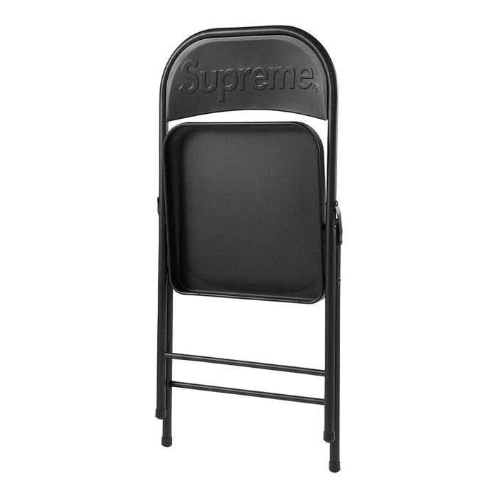 Supreme Metal Folding Chair- Black