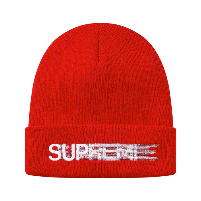 Supreme Motion Logo Beanie SS20- Red