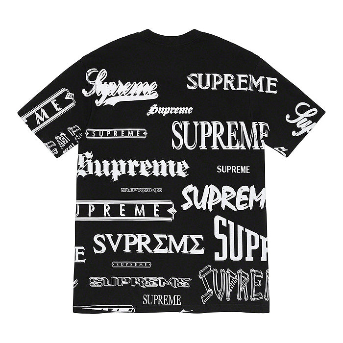 Supreme Multi Logo Tee- Black