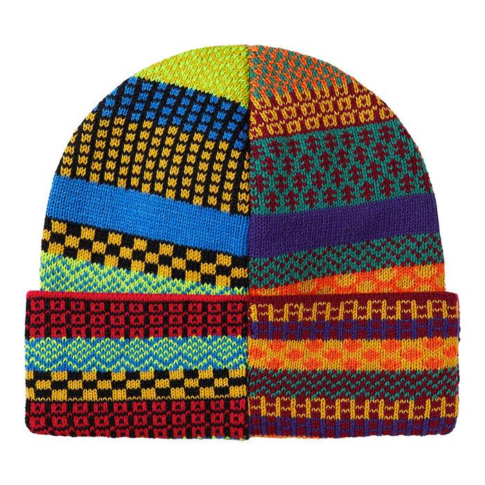 Supreme Multi Pattern Beanie- Multicolor