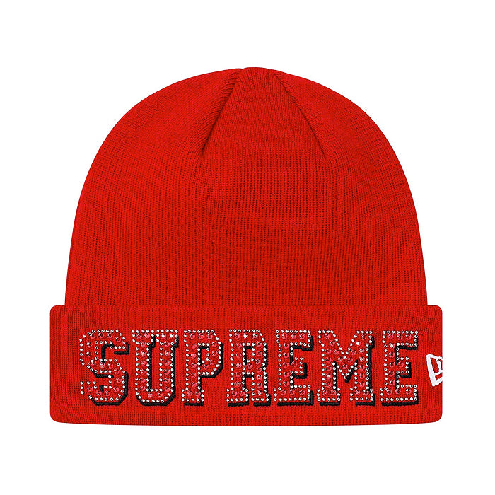 Supreme New Era Gems Beanie- Red