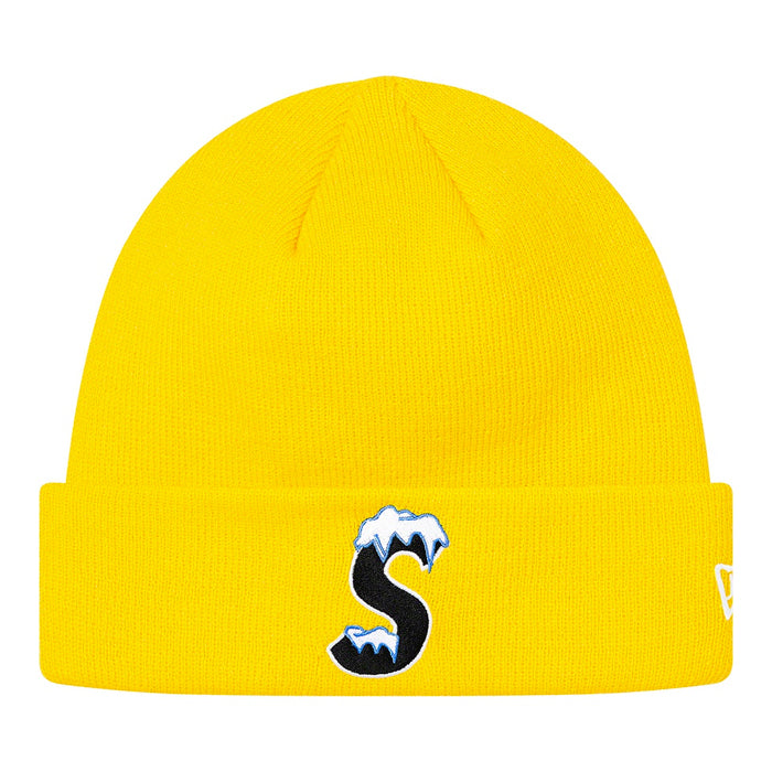 Supreme New Era® S Logo Beanie- Yellow