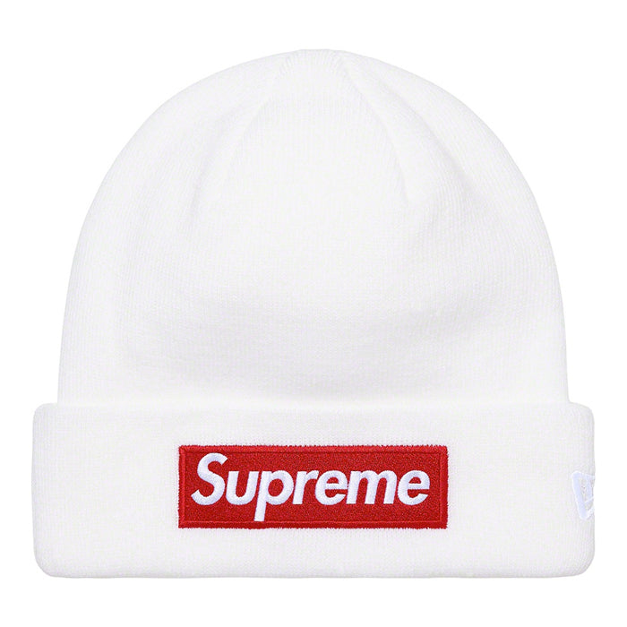 Supreme New Era® Box Logo Beanie (FW21)- White