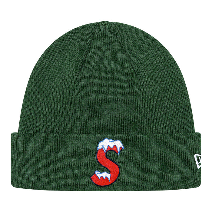 Supreme New Era® S Logo Beanie- Green