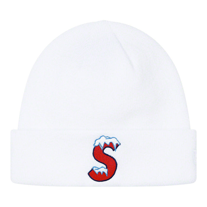 Supreme New Era® S Logo Beanie- White