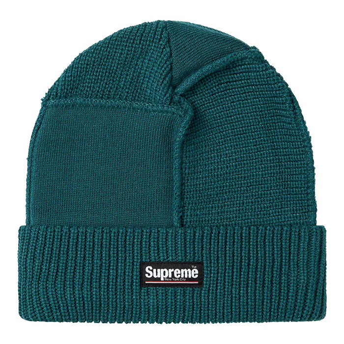 Supreme Paneled Seam Beanie- Work Teal