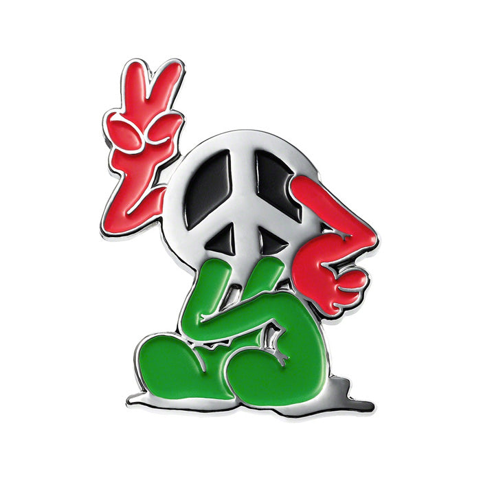 Supreme Peace Pin- Silver