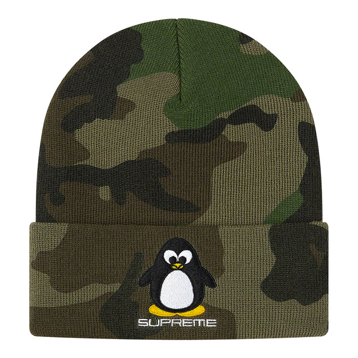 Supreme Penguin Beanie- Woodland Camo