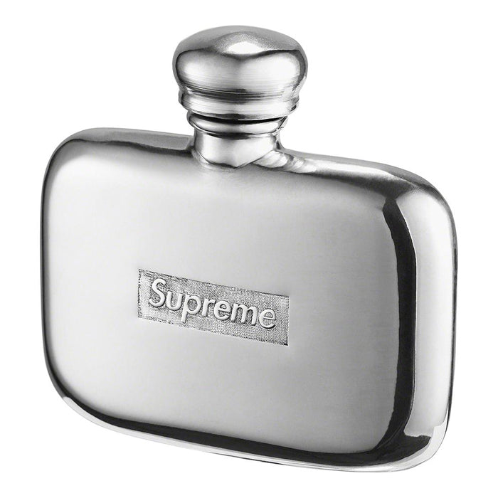 Supreme Pewter Mini Flask- Silver