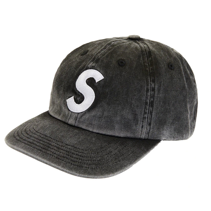 Supreme Pigment Print S Logo 6-Panel- Black