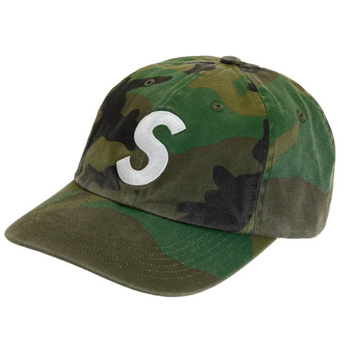 Supreme Pigment Print S Logo 6-Panel- Woodland Camo