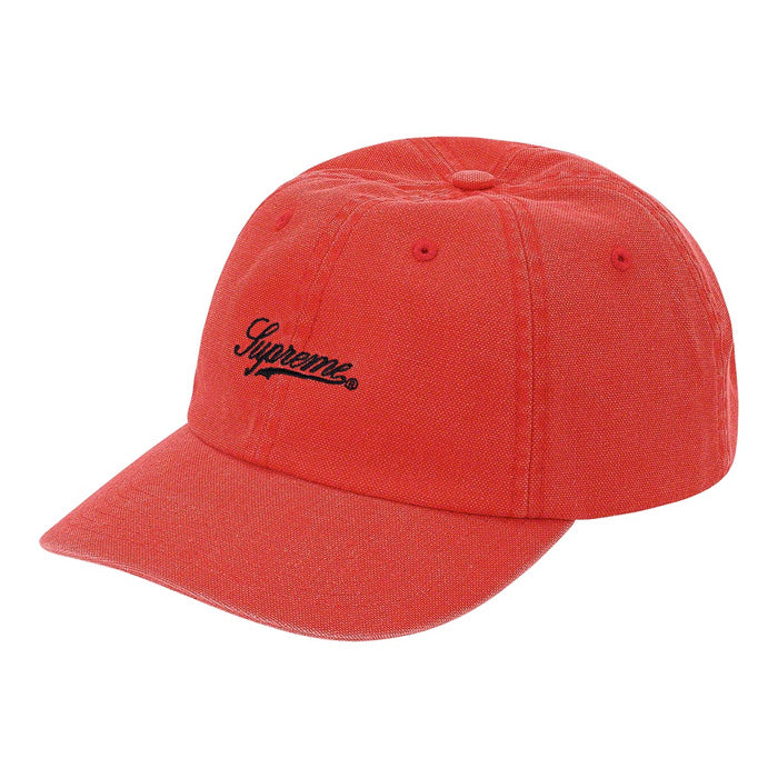 Supreme Pigment Print Script Logo 6-Panel- Red