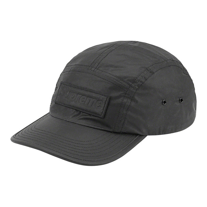 Supreme Reflective Speckled Camp Cap- Black