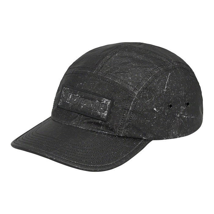 Supreme Reflective Speckled Camp Cap- Black