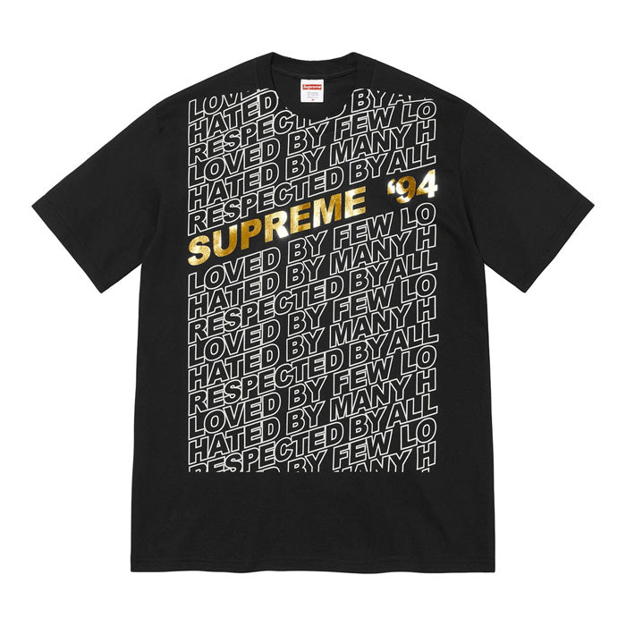 Supreme Respected Tee- Black