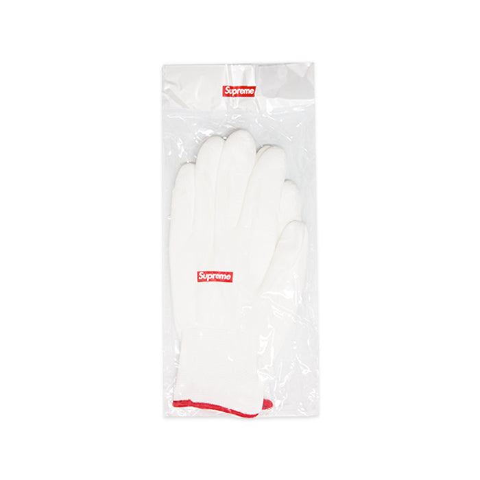 Supreme Rubberized Gloves- White