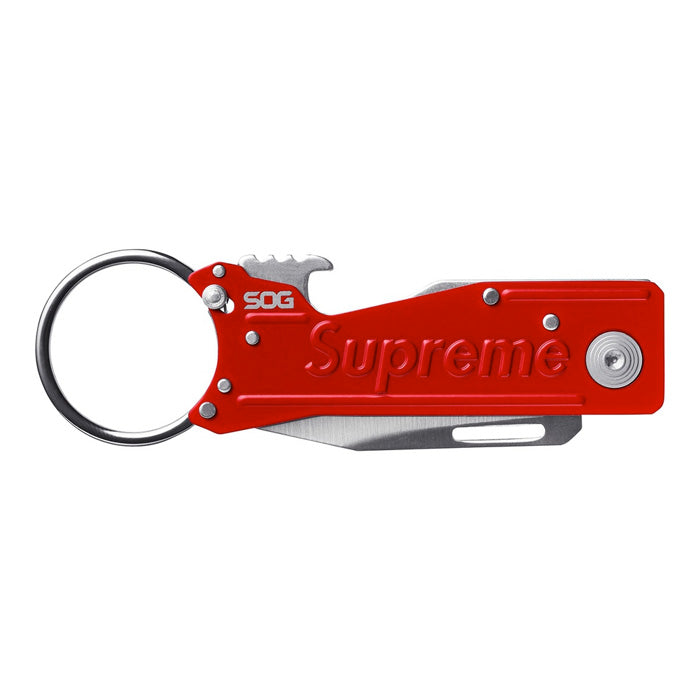 Supreme SOG Keytron Folding Knife- Red