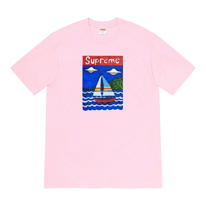 Supreme Sailboat Tee- Light Pink