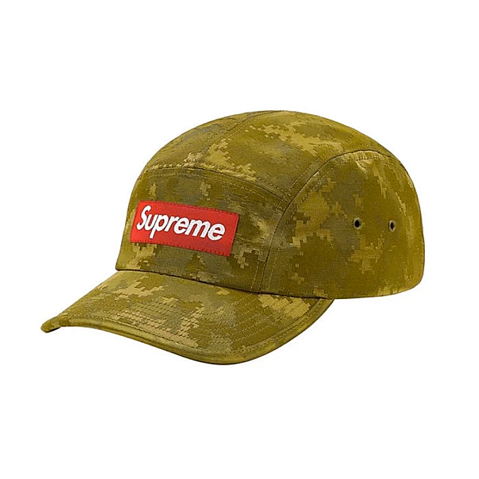 Supreme Satin Digi Camo Camp Cap- Olive